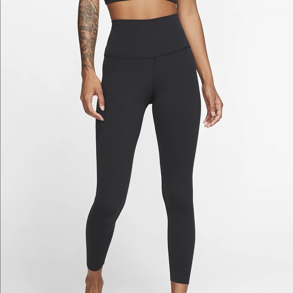 Nike dry fit jet black high waist legging